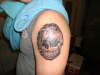 Kevin's Skull tattoo