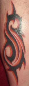 Slipknot 'S' tattoo