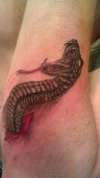 Snake Tear Out Tattoo by Trickstattoo best coolest flash free