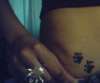 paw prints tattoo