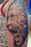 Pinhead scream tattoo
