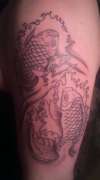 koi fish. tattoo