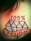 traditional diamond tattoo