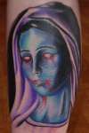 zombie virgin mary tattoo