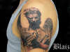 Bad Angel (angel and demons) tattoo