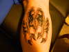 Bengal Tiger Tear tattoo