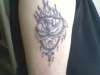 Burning Rose tattoo