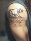 California Bear tattoo