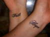 Faith and Hope Wrist Tats tattoo
