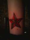 beveled star tattoo