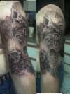 half sleave tattoo