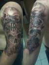 half sleave tattoo