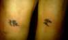 japanese 'love, hate' tattoo