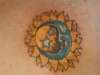 moon &sun tattoo