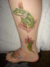 my anole lizard tattoo