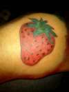 strawberry tattoo