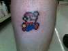 8 bit Mario tattoo