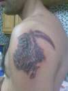 BRAD'S GRIM REEPER tattoo