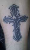 Cross Tat tattoo
