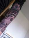 Koi fish work in progress tattoo