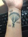 Skydiving tattoo