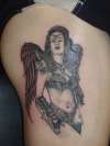 angel that takes no shit tattoo