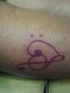 music note and heart tattoo