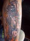 reaper with girl tattoo