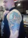 Asian Half Sleeve tattoo