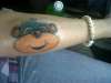 Blue Monkey tattoo