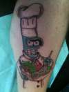 Chef Bender tattoo