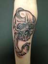 Custom Deatheater tattoo