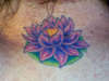 Dad's Memorial Lotus Flower tattoo