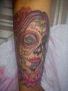 Day of the dead tattoo