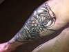 Koi and Rose tattoo