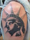 Statue of liberty tattoo