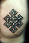 budist eternity knot tattoo