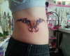 goth buterfly tattoo