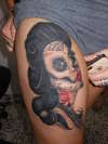 sugar skull by lex yeppoon tattoo studio