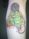 zombie hand tattoo