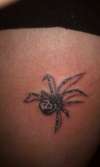 3d spider tattoo