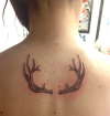 Antlers tattoo