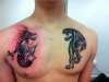 Dragon and Tiger tattoo