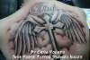 Memorial Cross religious tattoo by Craig Holmes