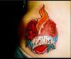 Roses & name tattoo
