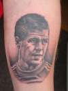 Steven Gerrard Portrait tattoo