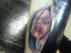 Vamp girl tattoo