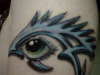 Biomechanical Eye tattoo