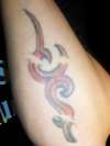 tribal color tattoo