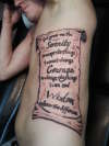 side tattoo